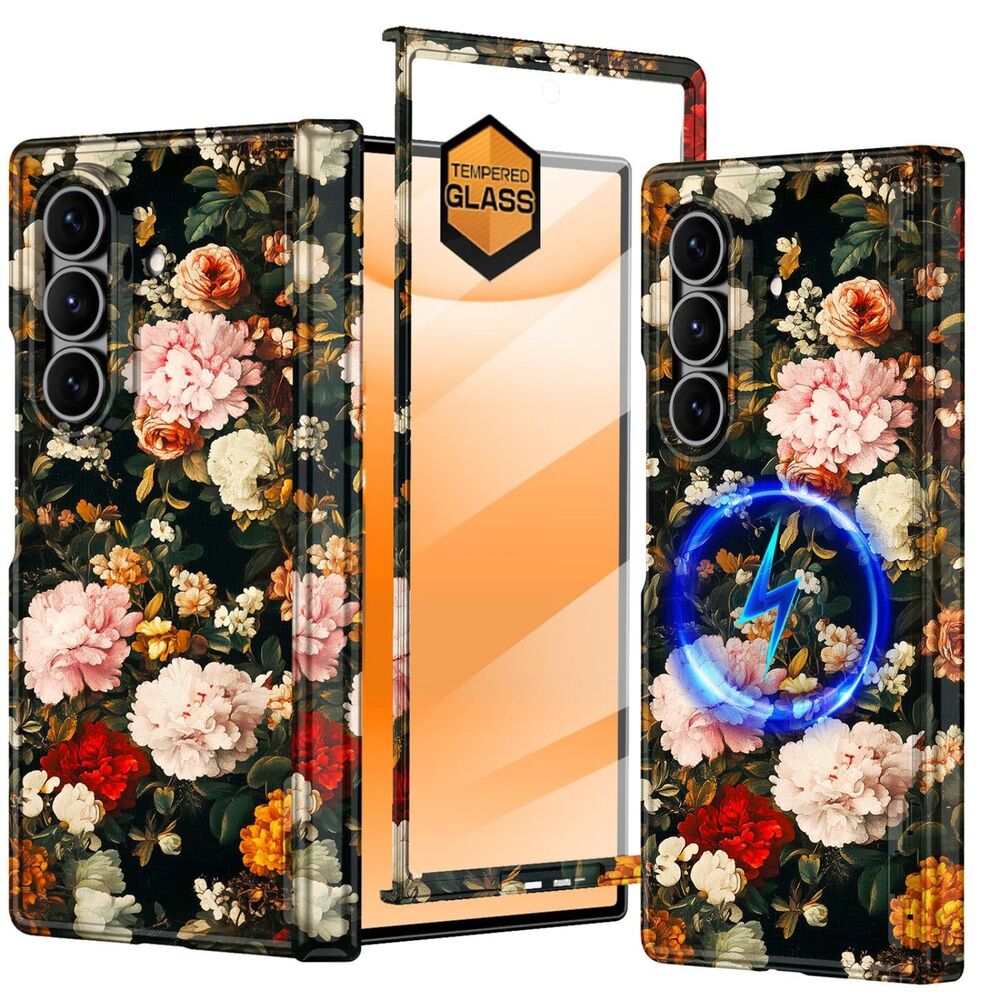 Galaxy Z Fold 7 Case, Hinge Protection,Magnetic Slim Shockproof, 20E-189PH003